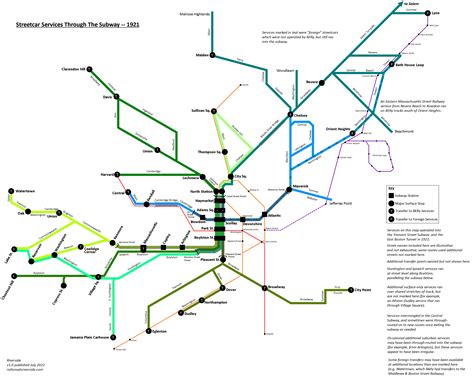 Mapping Boston’s 1921 Subway-Streetcar Network - Rails, Roads, and ...