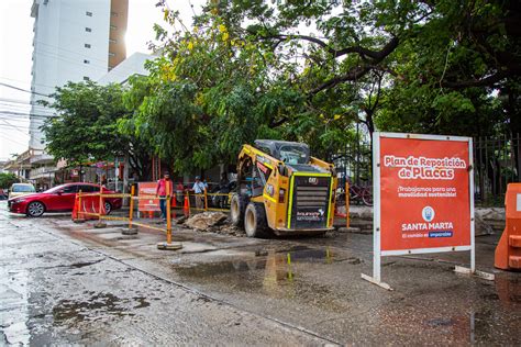 Alcaldía Inicia Reposición De Placas En El Rodadero Y Vía Del