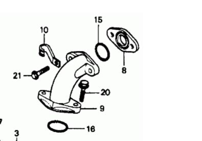 O ring 18 x 1 9 für Thermoplatte Isolator Honda Z50