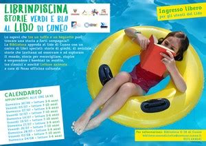 Librinpiscina Storie Verdi E Blu Al Lido Di Cuneo Letture Per