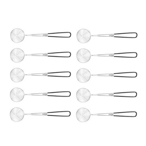 EPIJ Pieces Hot Pot Strainer Scoops Stainless Steel Hot Pot Strainer Spoons Mesh Skimmer