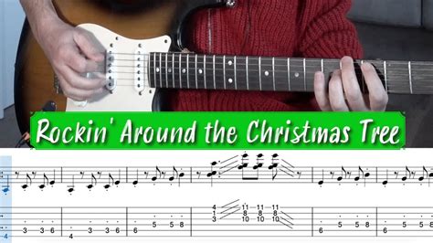 Rockin Around The Christmas Tree Guitar Tabs Youtube