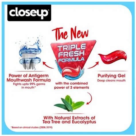 Herbal G Close Up Red Hot Toothpaste Packaging Size Gm At Rs Box In New Delhi