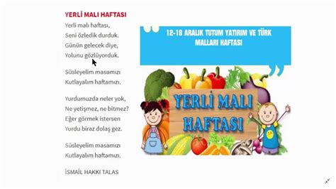 Yerl Mali Haftasi Rler Youtube