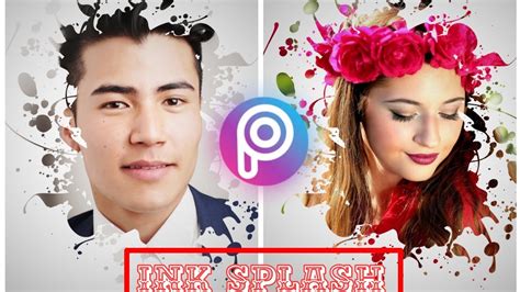 Tutorial PicsArt Editor Efek Ink Splash Kinemaster Pixelab