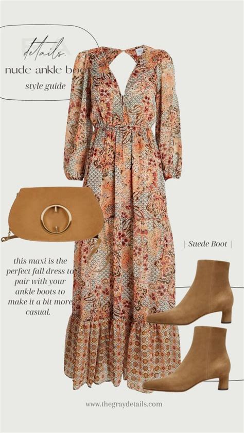 How To Style Nude Ankle Boots The Gray Details