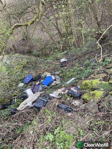 Fly Tipping In Sunny Bank Lane Halifax Clearwaste