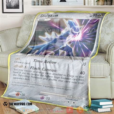 HOT Anime Pokemon Dialga Great Encounters Blanket Express Your Unique Style With BoxBoxShirt