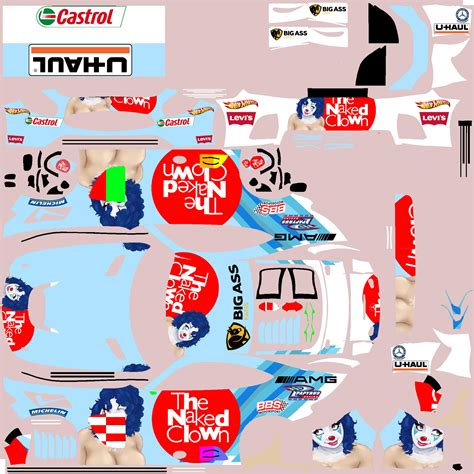 Mercedes AMG GT Naked Clown By Clyde Coman Trading Paints