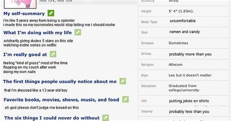 If My Dating Profile Was 100 Honest Imgur
