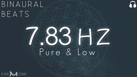 7 83hz Alpha Schumann Resonance 🎧 Pure Binaural Beats 432hz Based