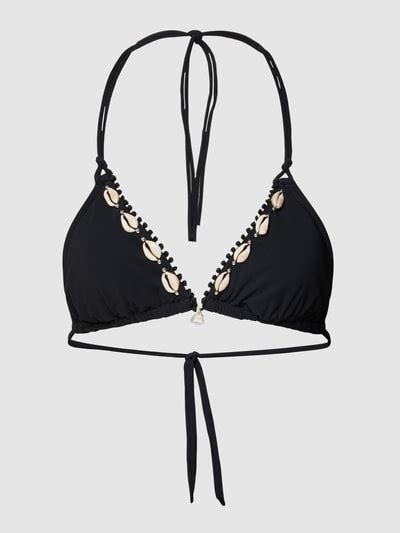 Kup online Banana Moon Top bikini na cienkich ramiączkach model YERO czarny