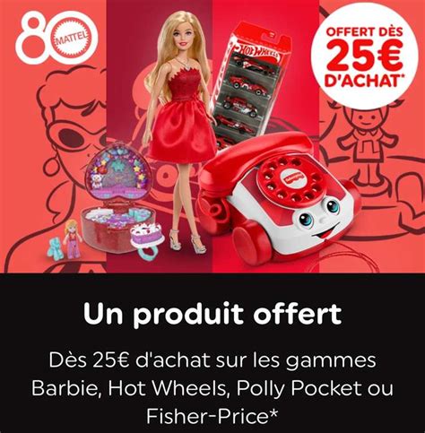 Barbie Hot Wheels Polly Pocket Fisher Price Produit Offert D S At Smyths Toys Dealabs