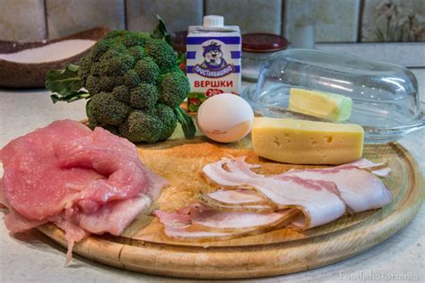 Филе индейки, запеченное с брокколи и сыром в беконе: foodphotomania ...