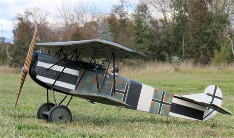 Fokker Dvii Sport Scale German Ww1 Fighter Model Airplane Kit