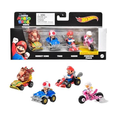 正版 Mattel 全新 Hot Wheels 風火輪Mario Kart 部車 M 風火輪小汽車 蝦皮購物