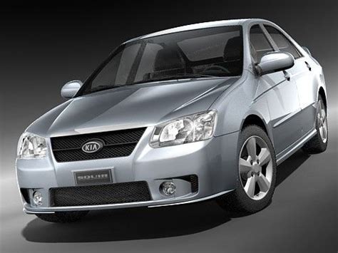 Киа Спектра 2006-2008 3D Модель $99 - .3ds .max - Free3D