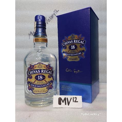 Jual Botol Bekas Miras Chivas Regal 18 Gold Signature Box Shopee