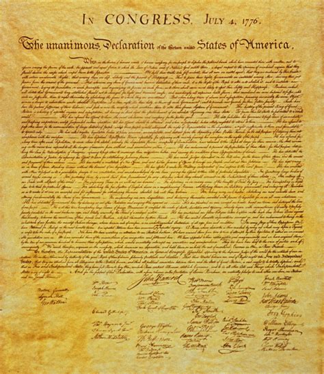 original-declaration-of-independence - American Revolution: Continental