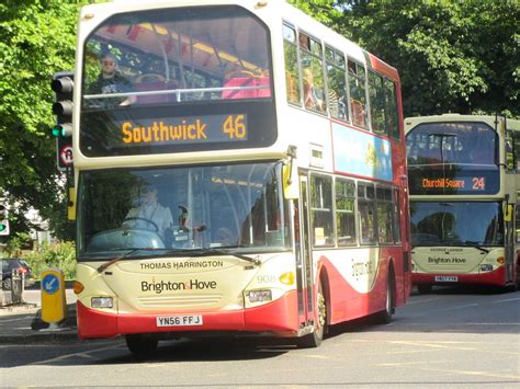 Brighton Hove 908 YN56FFJ Seen In Old Steine On Route 46 Flickr