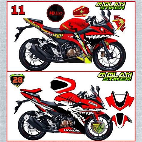 Jual Decal Sticker Striping Fullbody Variasi Honda Cbr R Facelift