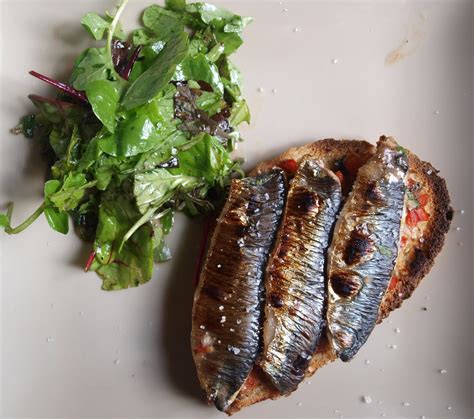 À La Casserole Tartine De Sardines Fraîches