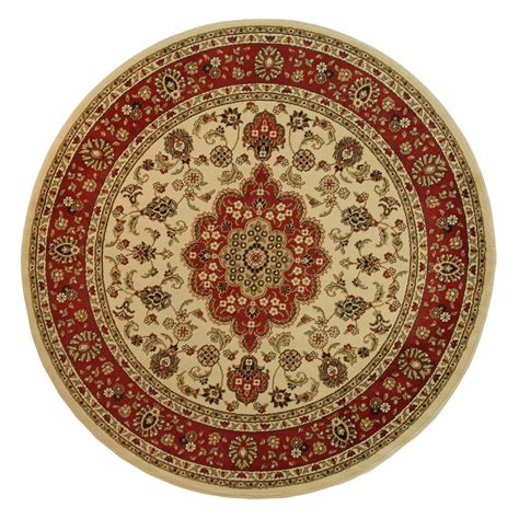 Well Woven Barclay Medallion Kashan Traditional Oriental And Persian Ivory 23 X 311 Area Rug