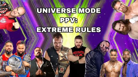 Wwe 2k23 Universe Mode Ppv Wwe Extreme Rules Part Ii Youtube