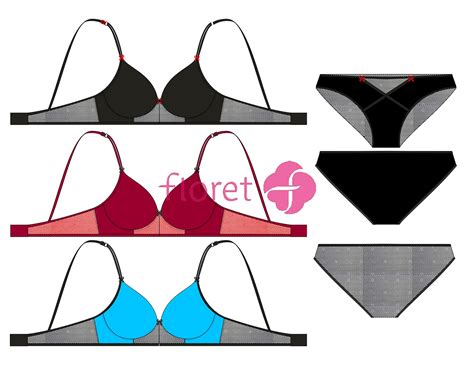 Lingerie Flat Sketches To First Fits On Behance