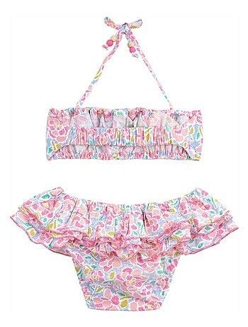Maillot de bain pièces fille bikini pour fille pas cher Kiabi