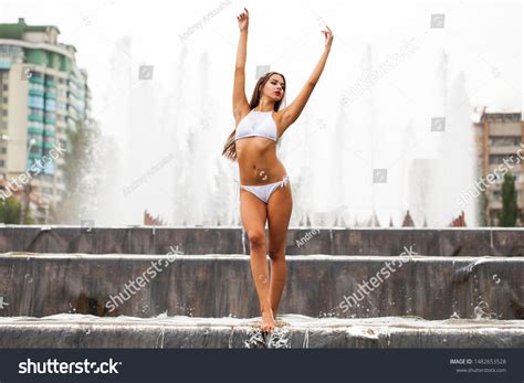 Full Body Portrait Beautiful Sexy Brunette Stock Photo 1482653528 Shutterstock