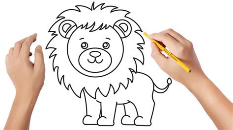 Como Desenhar Leao Facil - Como Desenhar Uma Cabeca De Leao Passo A Passo Facil