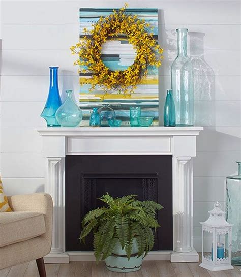 Fireplace Mantel Decorating Ideas For Summer I Am Chris