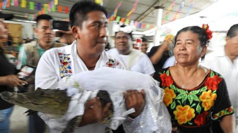 Alcalde Se Casa Con Cocodrilo Vestido De Novia Critica