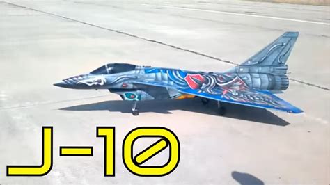 РУ модель реактивного самолета | RC Jet Airplane J-10 - YouTube