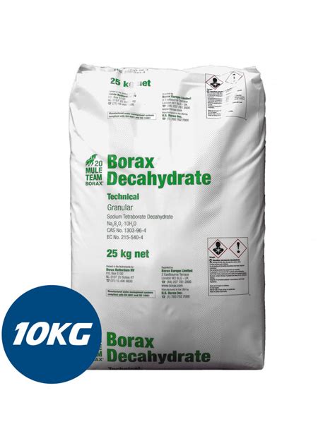 Kg Sodium Tetraborate Decahydrate Borax