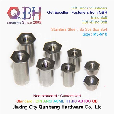 Qbh OEM ODM Customized Stainless Steel SS304 SS316 Self Clinching M3