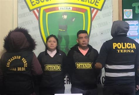 Juliaca Agentes Pnp Del Grupo Terna Capturan A Dos Presuntos