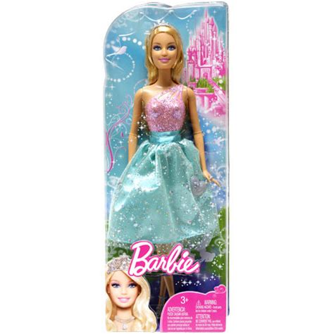 Кукла Барби 'Принцессы на вечеринке', в голубом платье, Barbie, Mattel ...