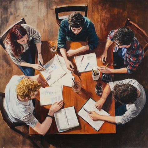 Premium Photo | University student discussion