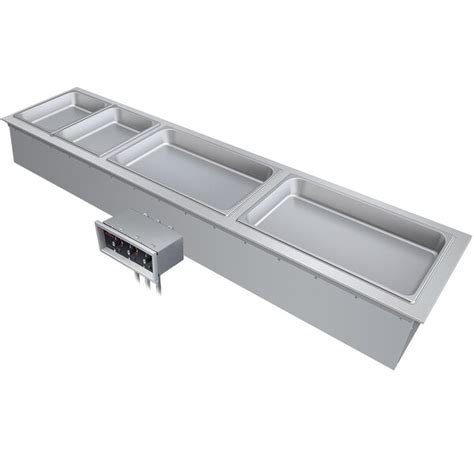 Hatco DHWBI S Insulated Three Compartment Modular Ganged Slim Drop In Hot Food Well With