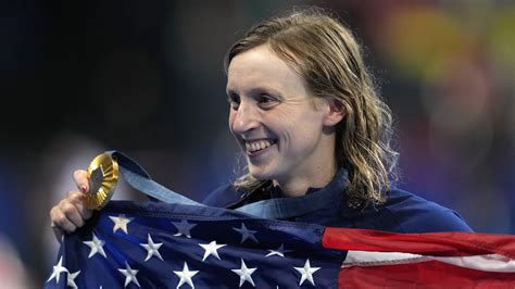 American swimmers struggle again at Paris Olympics, but Ledecky breaks