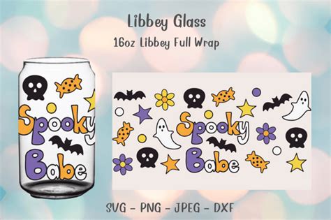 Spooky Babe Libbey Glass Wrap Svg Oz Graphic By NCYD Shop Creative Fabrica