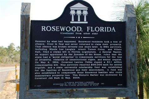 Rosewood Florida Massacre Of 1923 | Maps Of Florida