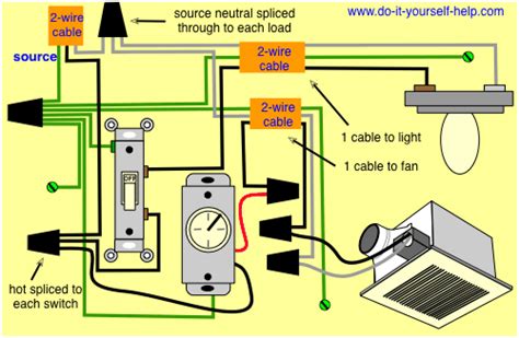 Wiring A Bathroom Fan Light Heater Combo