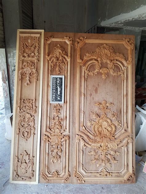 Pin by مصطفي رمان on نحت خشب Wooden door design Wooden main door