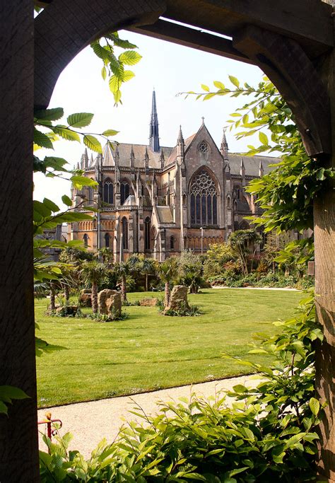 From Britain with love: Arundel Cathedral from Castle gardens, West...