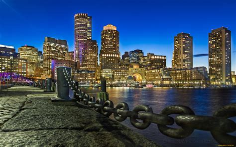 Обои Boston Harbor Города Бостон (США), обои для рабочего стола ...