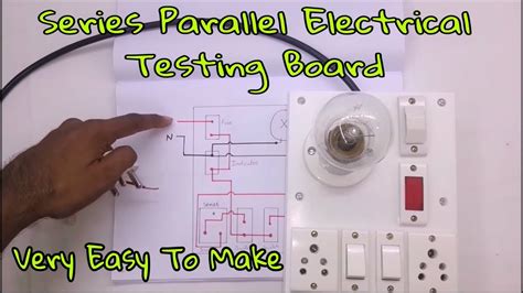 How To Make Series Parallel Electrical Testing Board In Hindi Youtube