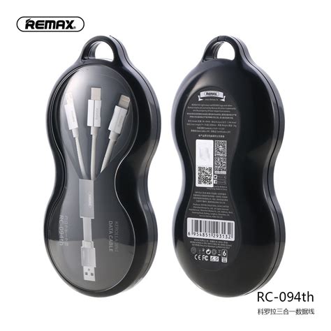 REMAX KEROLLA 3 In 1 Charging Cable For Lightning Micro Type C RC 094th